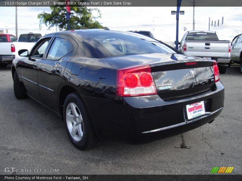 Brilliant Black Crystal Pearl / Dark Slate Gray 2010 Dodge Charger SXT