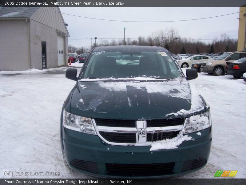 Melbourne Green Pearl / Dark Slate Gray 2009 Dodge Journey SE