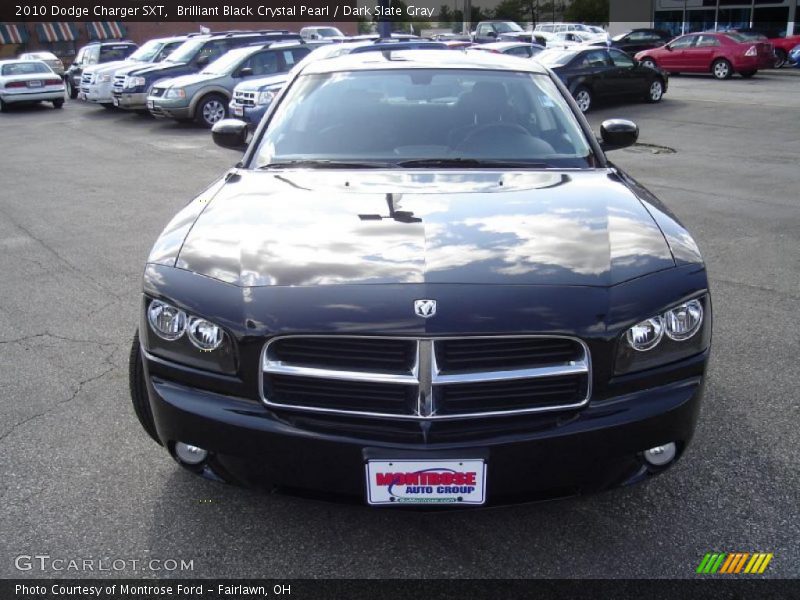 Brilliant Black Crystal Pearl / Dark Slate Gray 2010 Dodge Charger SXT