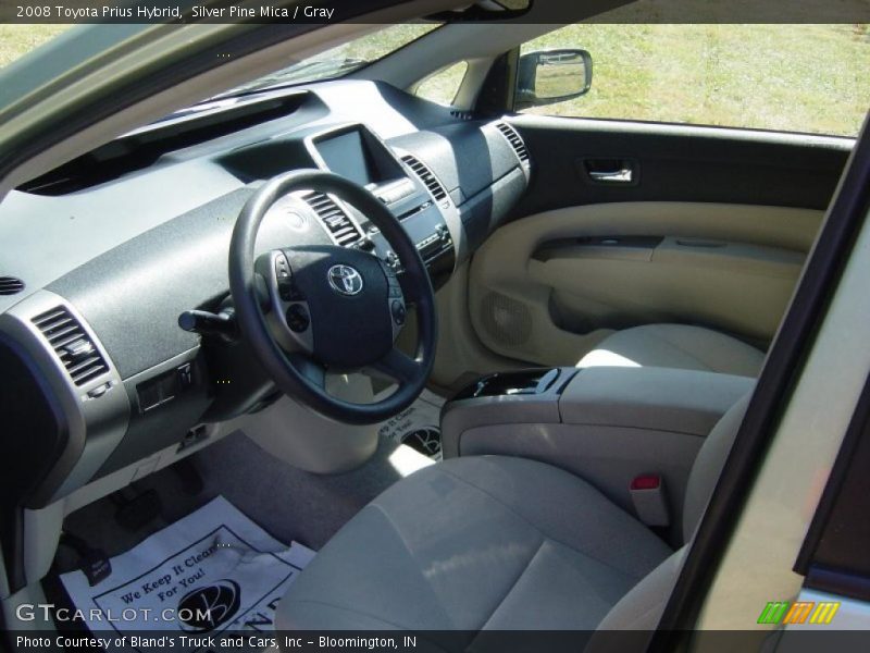Silver Pine Mica / Gray 2008 Toyota Prius Hybrid