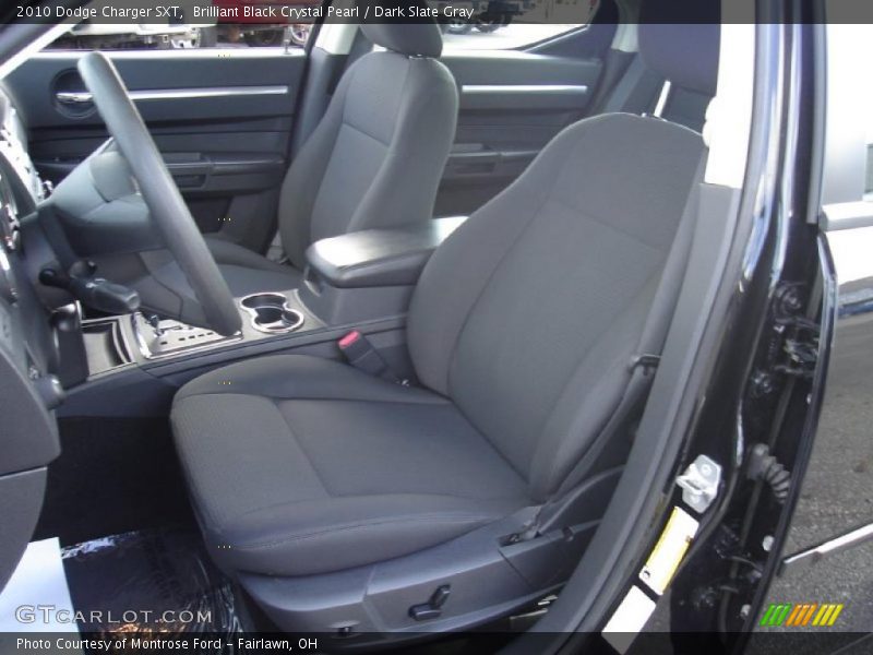 Brilliant Black Crystal Pearl / Dark Slate Gray 2010 Dodge Charger SXT