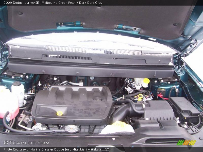 Melbourne Green Pearl / Dark Slate Gray 2009 Dodge Journey SE