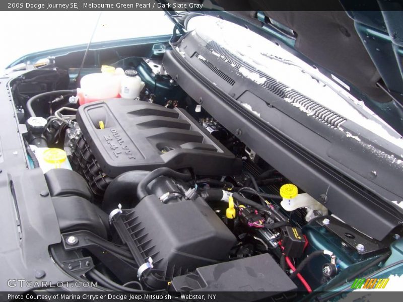 Melbourne Green Pearl / Dark Slate Gray 2009 Dodge Journey SE