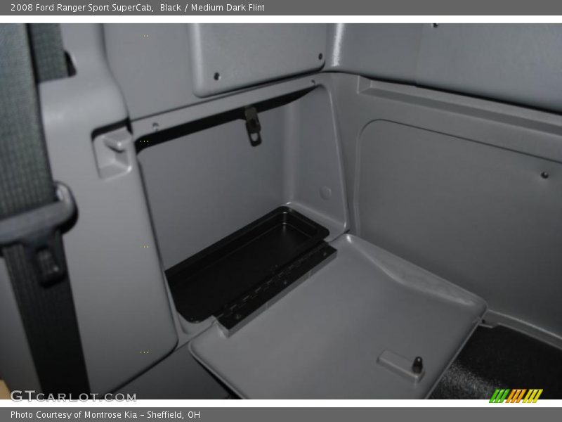 Black / Medium Dark Flint 2008 Ford Ranger Sport SuperCab