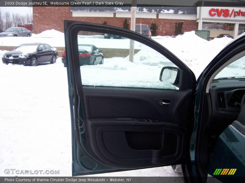 Melbourne Green Pearl / Dark Slate Gray 2009 Dodge Journey SE