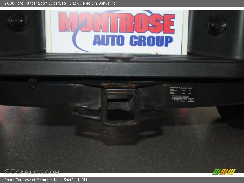 Black / Medium Dark Flint 2008 Ford Ranger Sport SuperCab