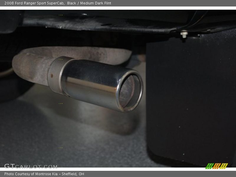 Black / Medium Dark Flint 2008 Ford Ranger Sport SuperCab