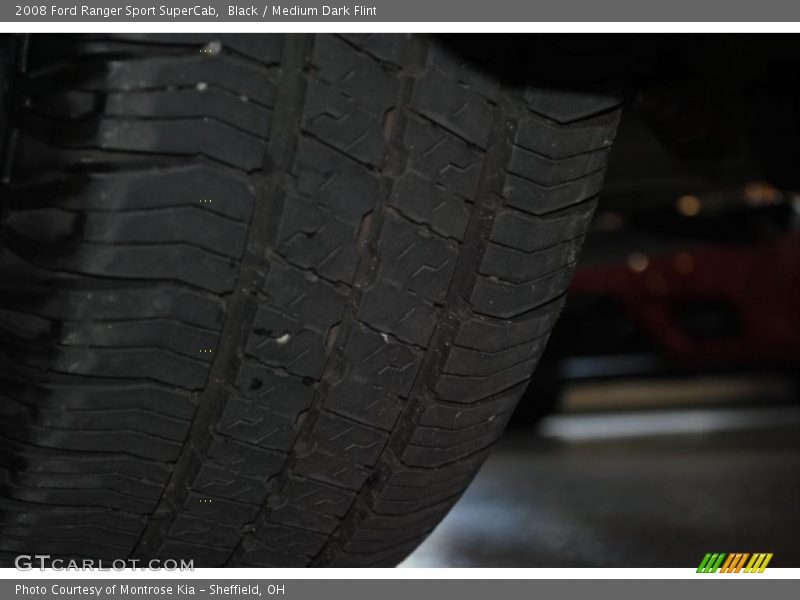 Black / Medium Dark Flint 2008 Ford Ranger Sport SuperCab