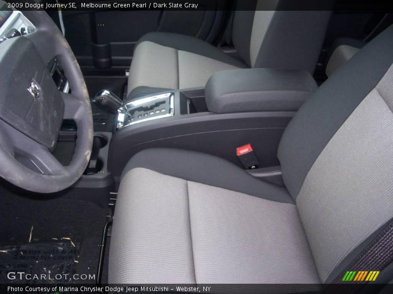 Melbourne Green Pearl / Dark Slate Gray 2009 Dodge Journey SE