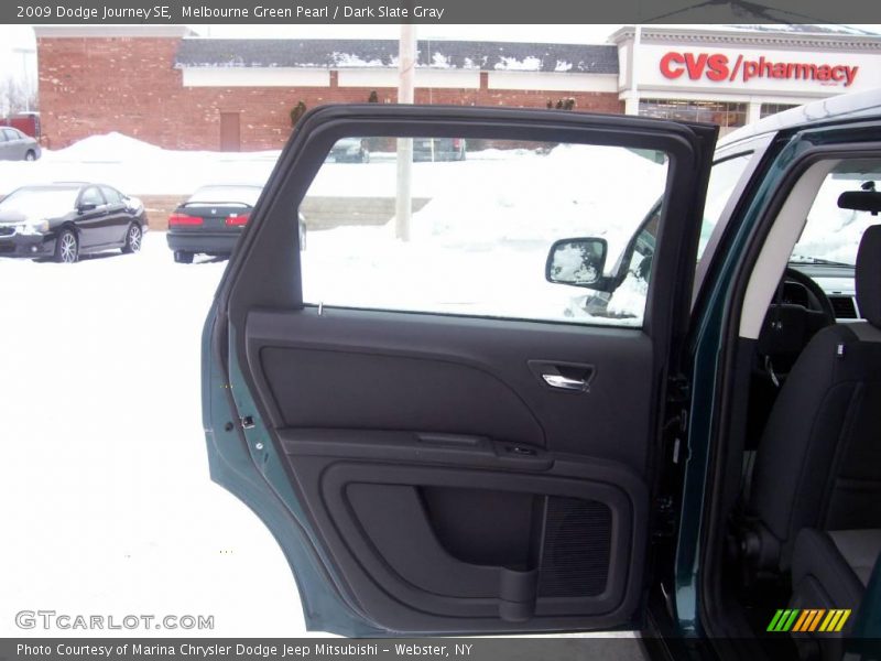 Melbourne Green Pearl / Dark Slate Gray 2009 Dodge Journey SE