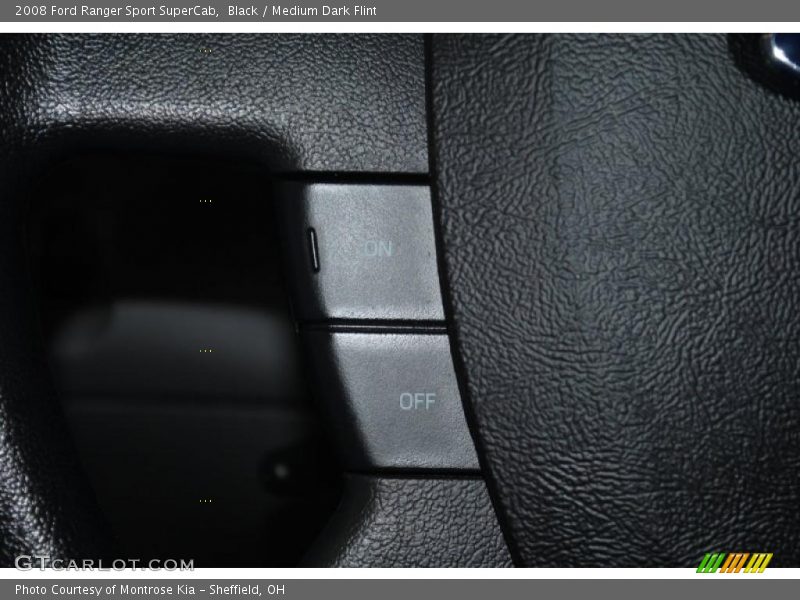 Black / Medium Dark Flint 2008 Ford Ranger Sport SuperCab