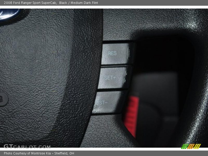 Black / Medium Dark Flint 2008 Ford Ranger Sport SuperCab