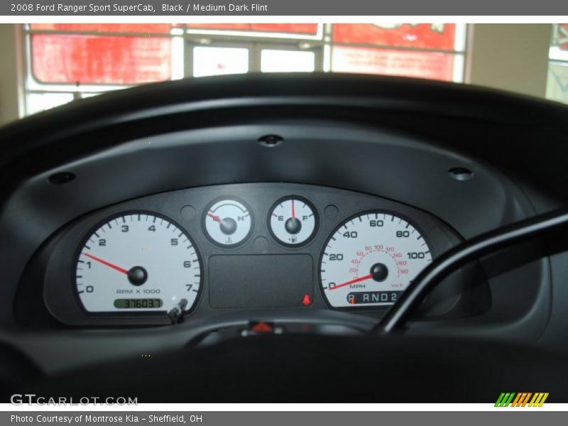 Black / Medium Dark Flint 2008 Ford Ranger Sport SuperCab