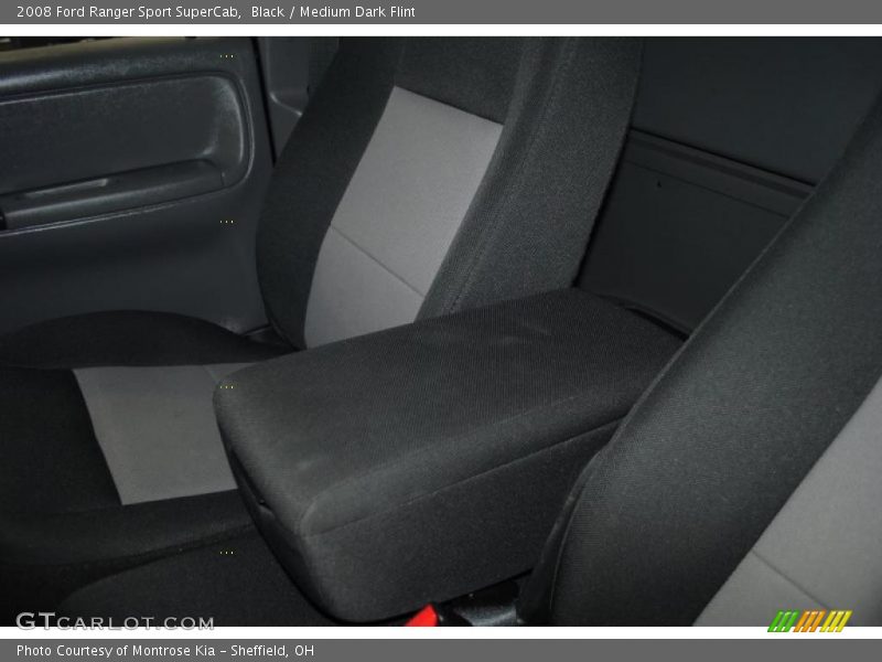 Black / Medium Dark Flint 2008 Ford Ranger Sport SuperCab