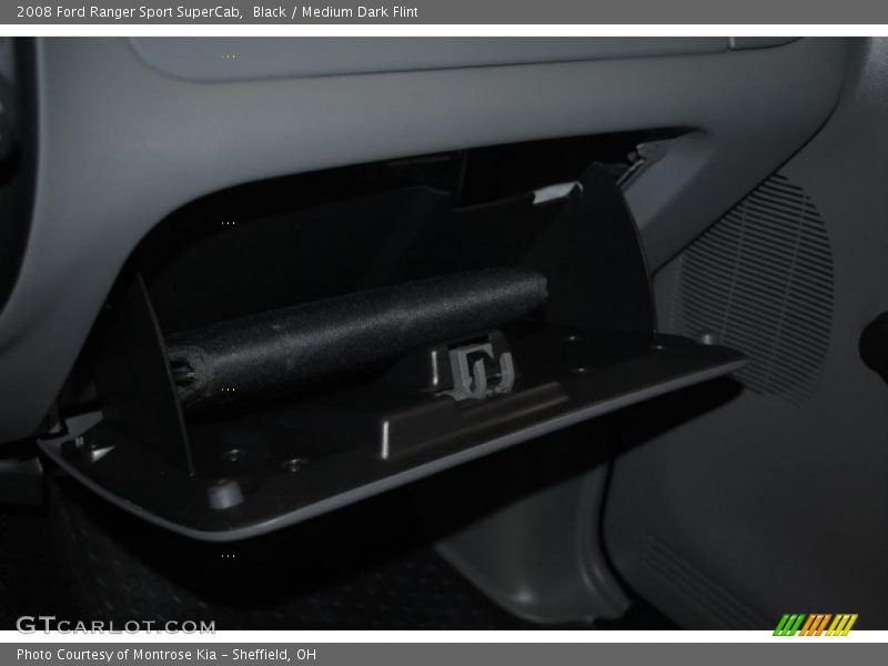Black / Medium Dark Flint 2008 Ford Ranger Sport SuperCab