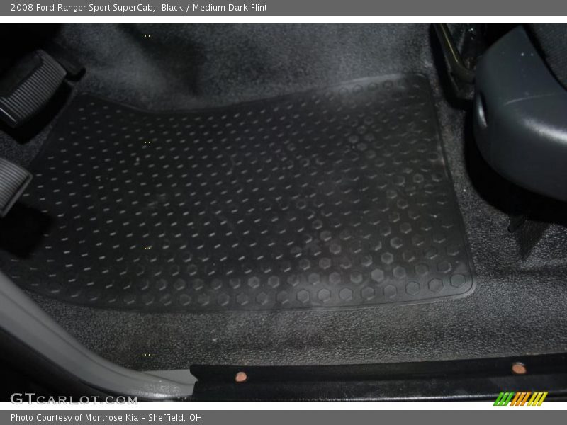 Black / Medium Dark Flint 2008 Ford Ranger Sport SuperCab
