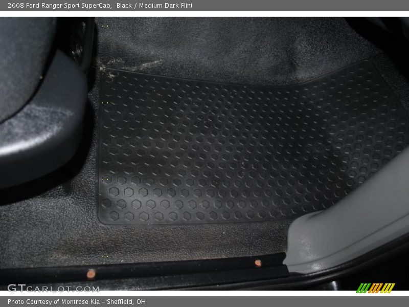 Black / Medium Dark Flint 2008 Ford Ranger Sport SuperCab