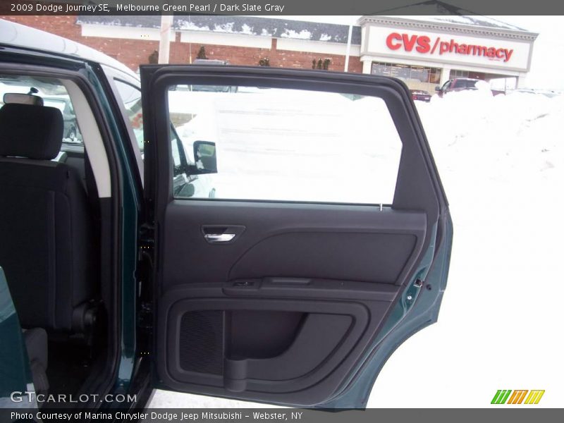 Melbourne Green Pearl / Dark Slate Gray 2009 Dodge Journey SE