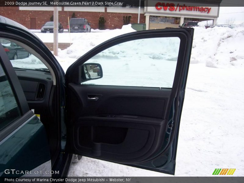 Melbourne Green Pearl / Dark Slate Gray 2009 Dodge Journey SE