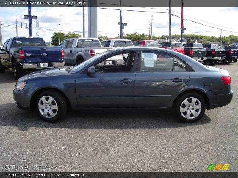 Willow Gray / Gray 2010 Hyundai Sonata GLS