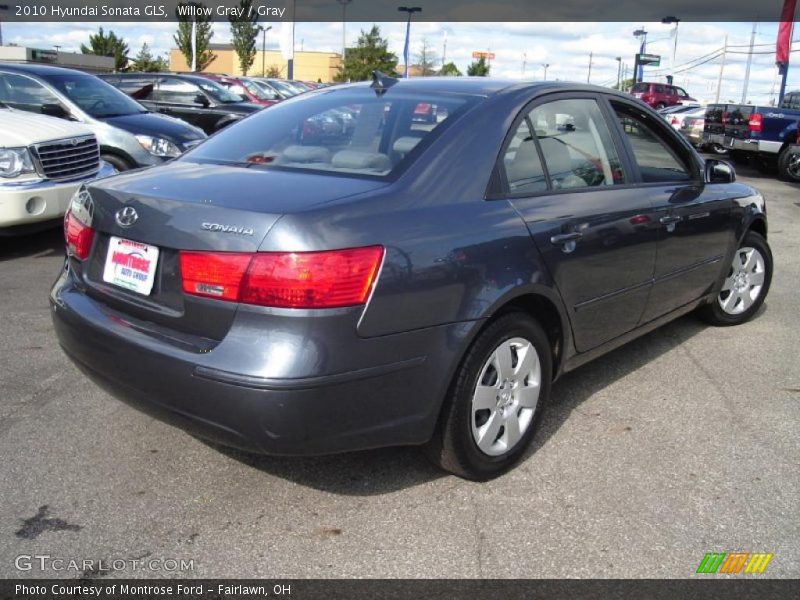 Willow Gray / Gray 2010 Hyundai Sonata GLS