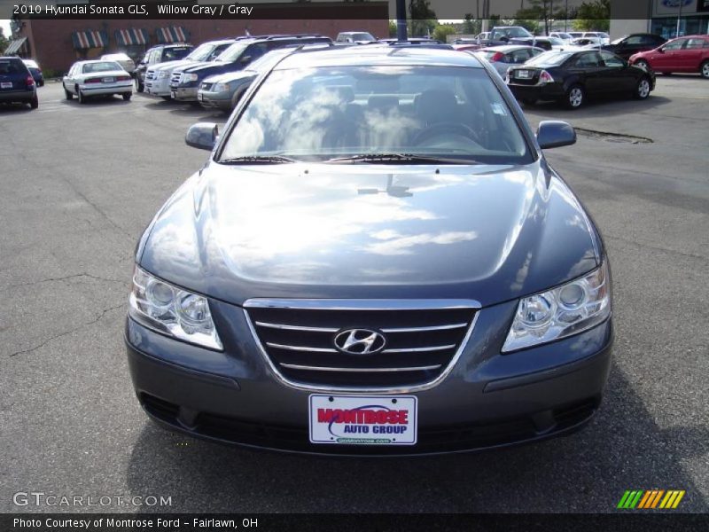 Willow Gray / Gray 2010 Hyundai Sonata GLS