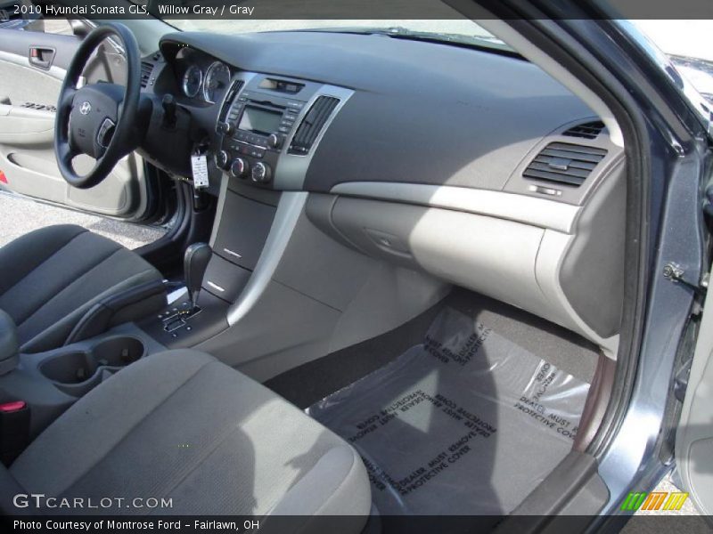Willow Gray / Gray 2010 Hyundai Sonata GLS