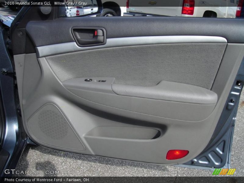 Willow Gray / Gray 2010 Hyundai Sonata GLS