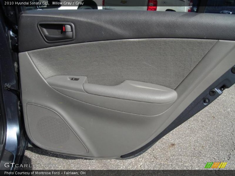 Willow Gray / Gray 2010 Hyundai Sonata GLS