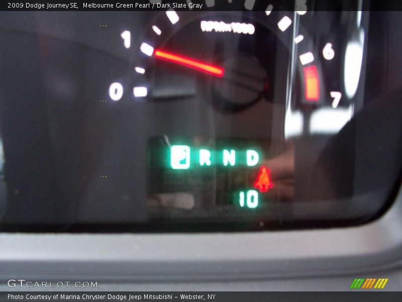 Melbourne Green Pearl / Dark Slate Gray 2009 Dodge Journey SE