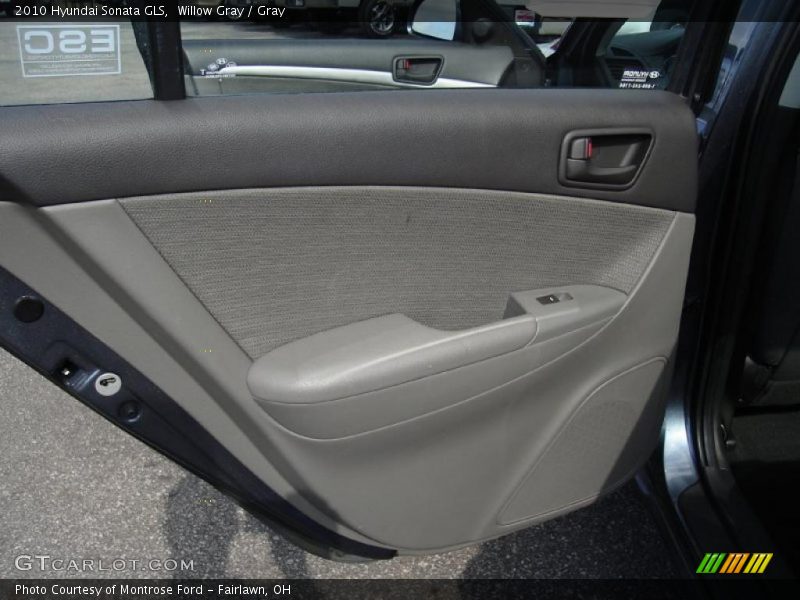 Willow Gray / Gray 2010 Hyundai Sonata GLS