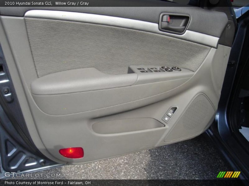Willow Gray / Gray 2010 Hyundai Sonata GLS