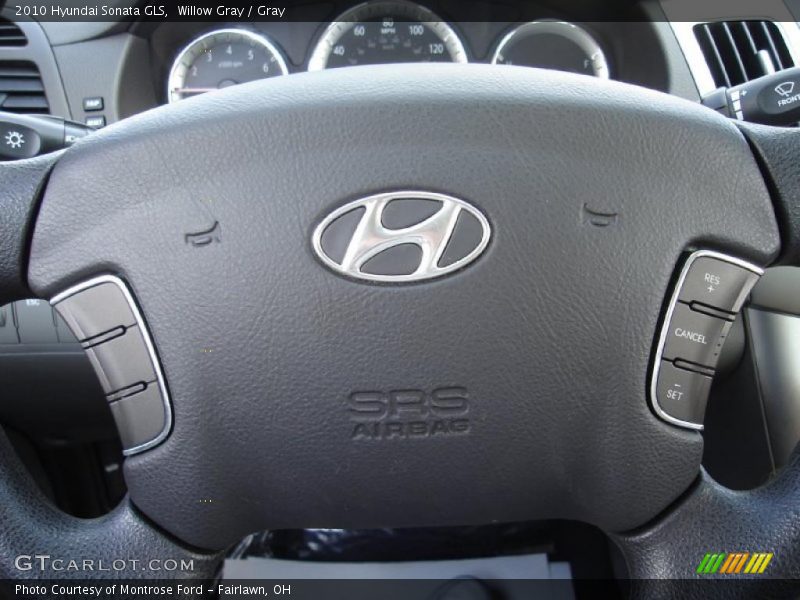Willow Gray / Gray 2010 Hyundai Sonata GLS