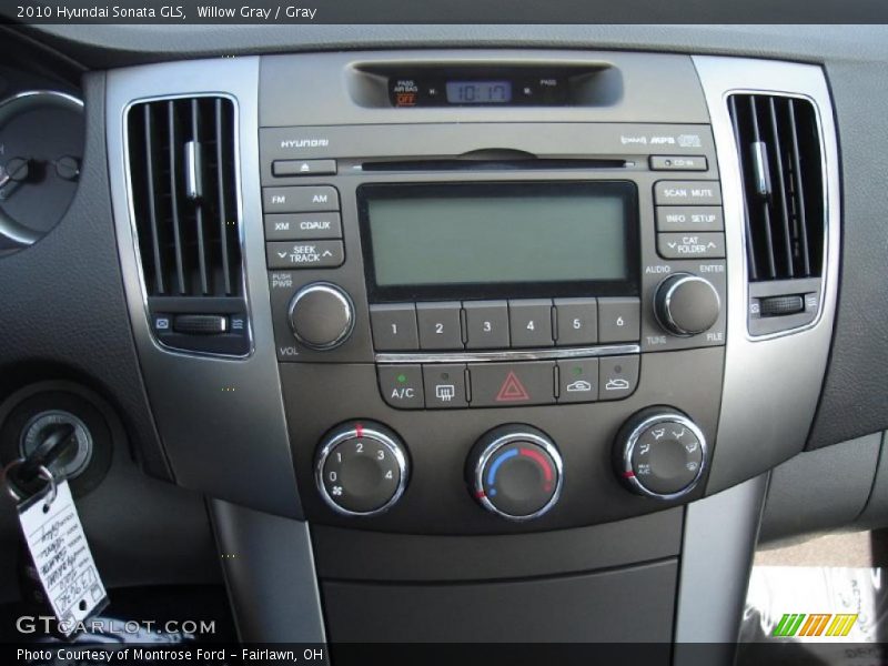 Willow Gray / Gray 2010 Hyundai Sonata GLS