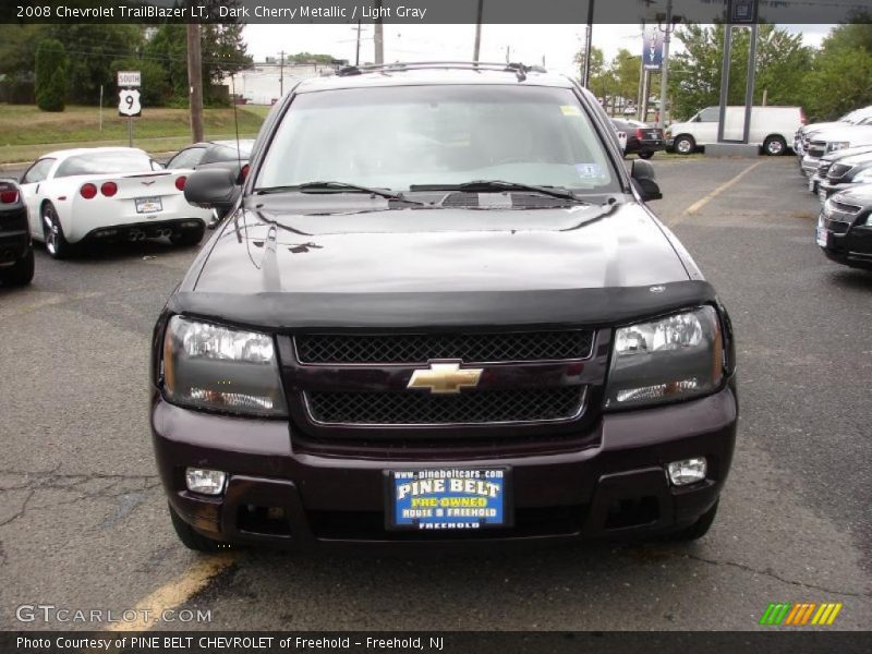 Dark Cherry Metallic / Light Gray 2008 Chevrolet TrailBlazer LT