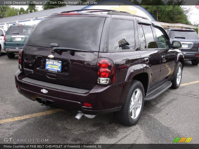 Dark Cherry Metallic / Light Gray 2008 Chevrolet TrailBlazer LT