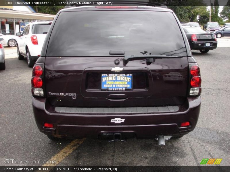 Dark Cherry Metallic / Light Gray 2008 Chevrolet TrailBlazer LT
