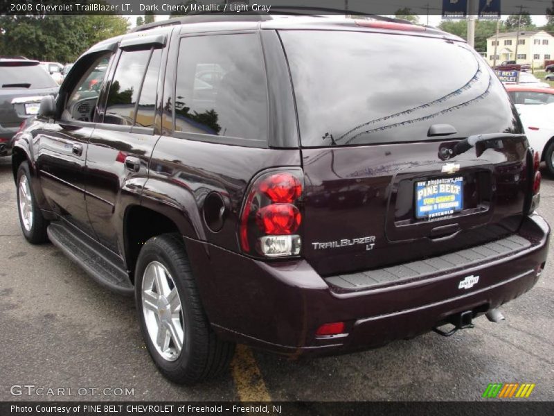 Dark Cherry Metallic / Light Gray 2008 Chevrolet TrailBlazer LT