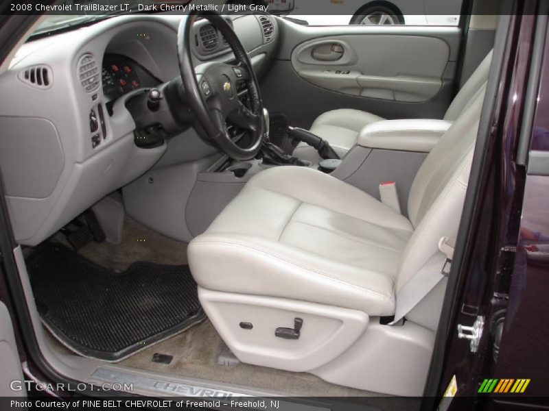 Dark Cherry Metallic / Light Gray 2008 Chevrolet TrailBlazer LT