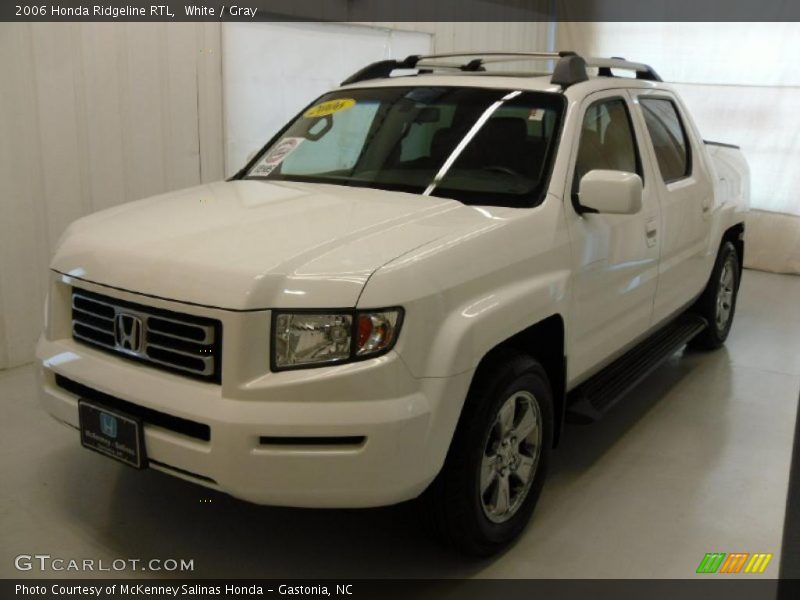 White / Gray 2006 Honda Ridgeline RTL