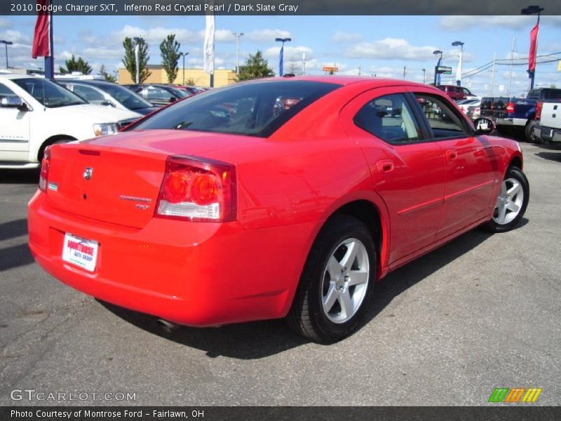 Inferno Red Crystal Pearl / Dark Slate Gray 2010 Dodge Charger SXT