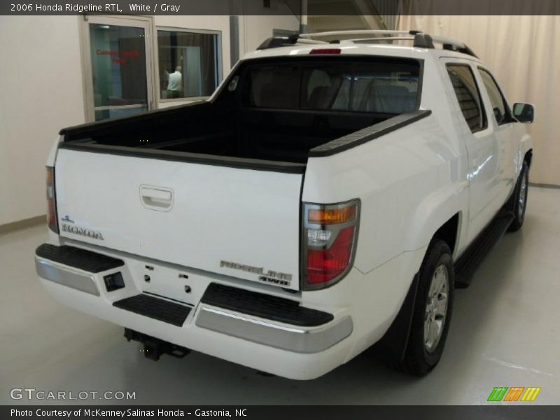 White / Gray 2006 Honda Ridgeline RTL