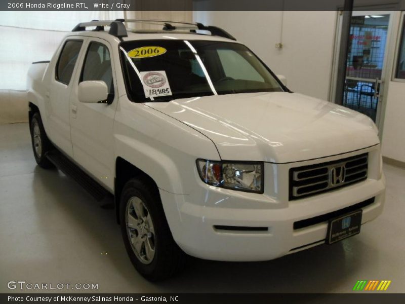 White / Gray 2006 Honda Ridgeline RTL