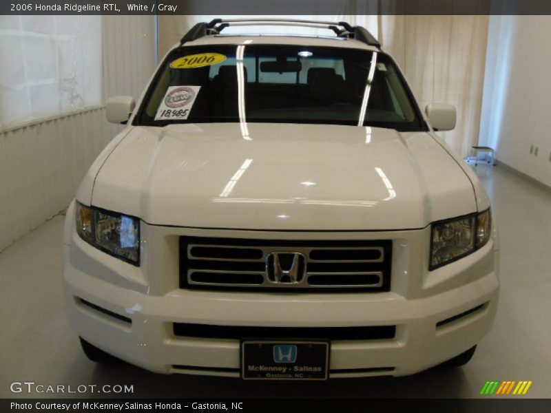 White / Gray 2006 Honda Ridgeline RTL