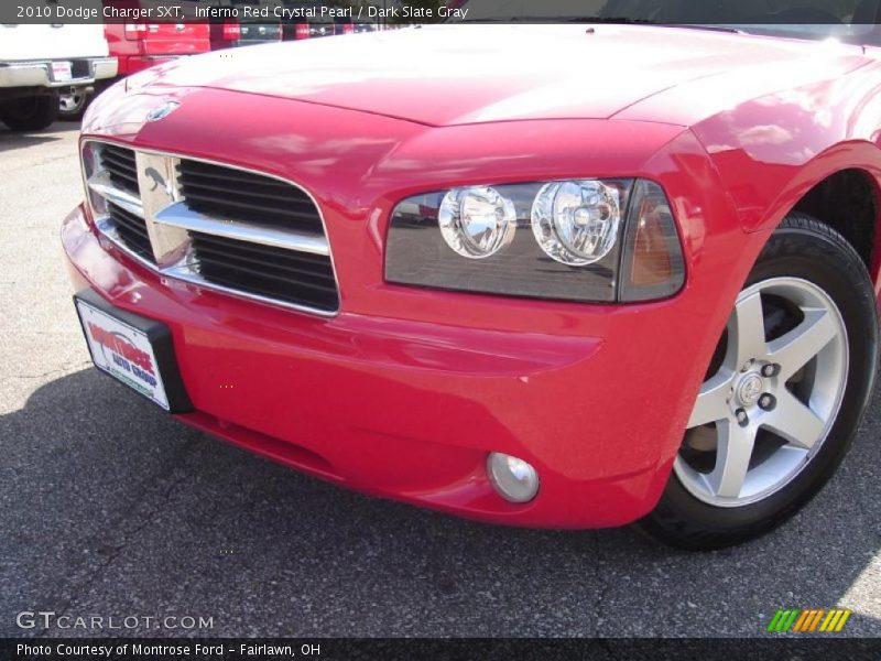 Inferno Red Crystal Pearl / Dark Slate Gray 2010 Dodge Charger SXT