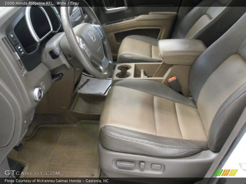 White / Gray 2006 Honda Ridgeline RTL