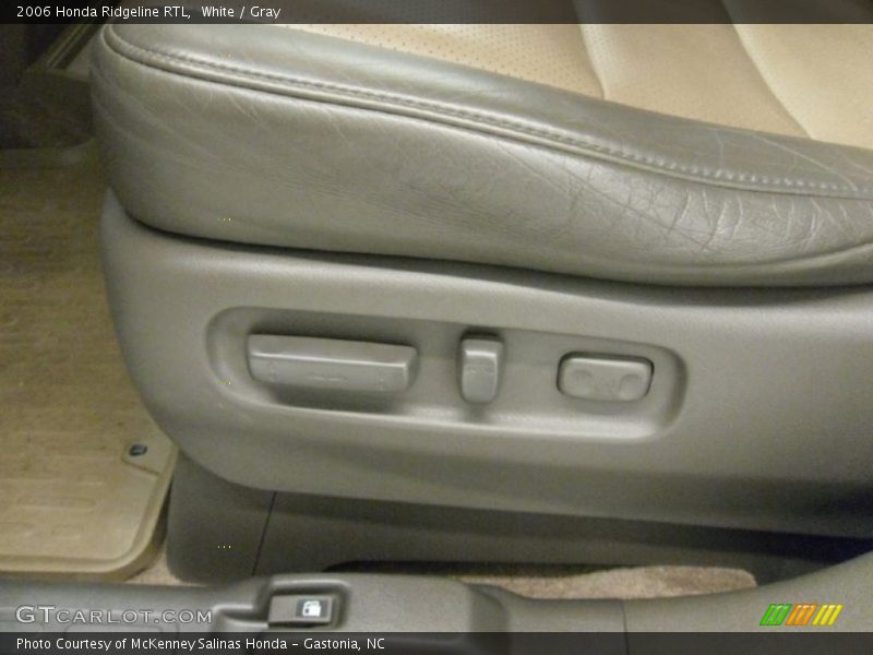 White / Gray 2006 Honda Ridgeline RTL