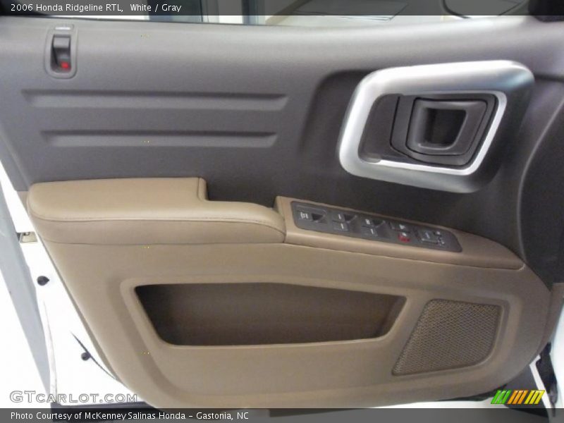 White / Gray 2006 Honda Ridgeline RTL
