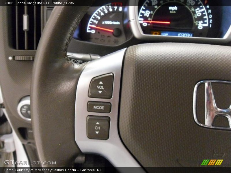 White / Gray 2006 Honda Ridgeline RTL
