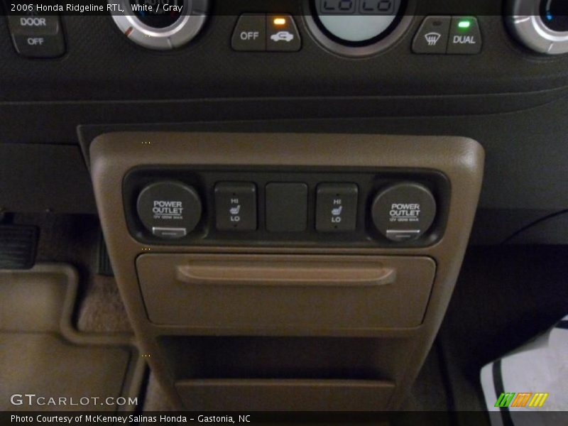 White / Gray 2006 Honda Ridgeline RTL